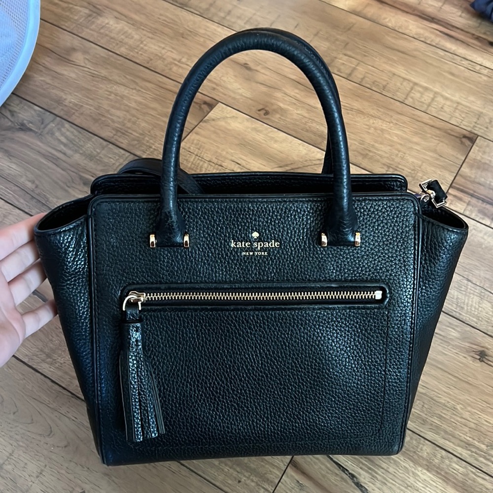 Black, Kate Spade purse